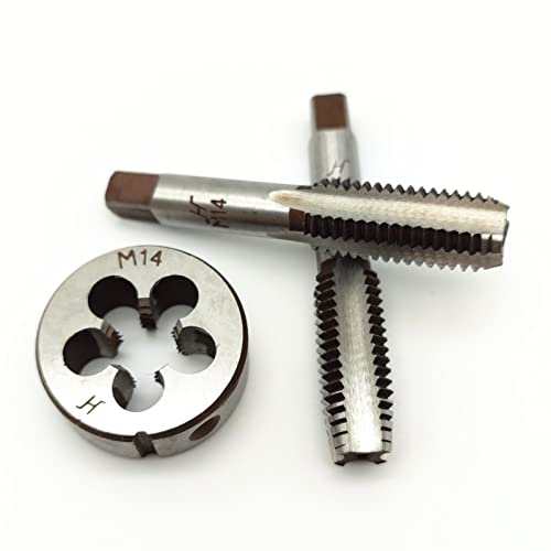 AtticZone M14 x 2.0 Metric Hand Thread Tap and Die Set, Right Hand - size: M14x2.0