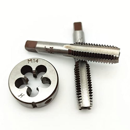 AtticZone M14 x 2.0 Metric Hand Thread Tap and Die Set, Right Hand - size: M14x2.0