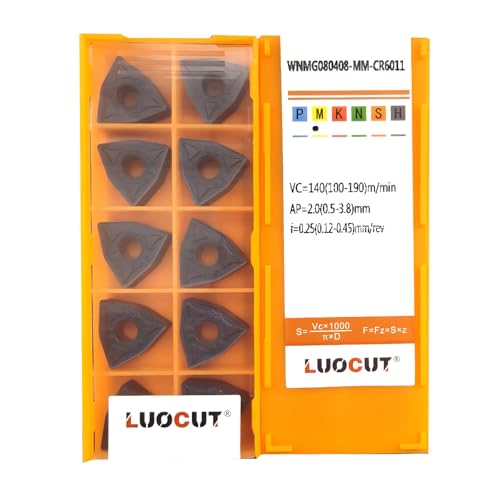 20PCS WNMG432 WNMG080408 Lathe Turning Inserts for Stainless Steel-CR6011 - size: 1-20P-WNMG080408-MM-CR6011