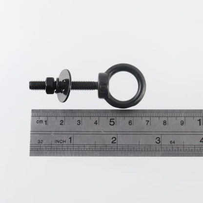 Antrader Lifting Shoulder Eye Bolts,M6 Eye Bolt,M6 x 40mm,Black,6 Sets - size: M6 x 40mm