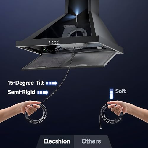 [Dual-Lens] Endoscope Camera with Light, 1920P HD Borescope with 8+1 Adjustable LED Lights, IP67 Waterproof 16.5FT Semi-Rigid Snake Cord Inspection Camera for iPhone, iPad and Android Phone (Type C) - size: 1 Interface