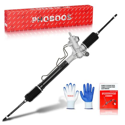 PHOBOOS Hydraulic Power Steering Rack and Pinion Assembly Compatible with Toyota RAV4 2001-2003 L4 2.0L/ELECTRIC, New Unit, Leak Resistance, Direct Fit, Ref.26-2612 - size: 26-2612