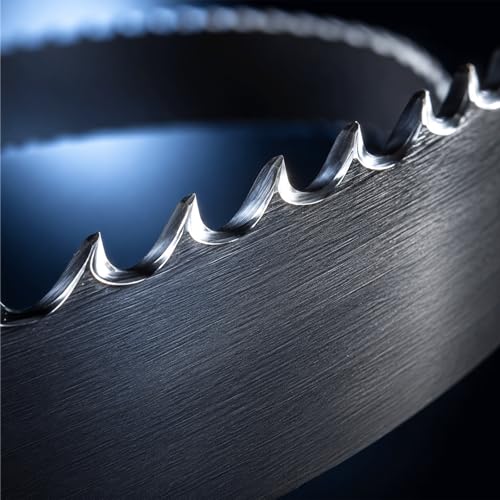 KAKA INDUSTRIAL Blade for 126-1/2" x 1" x .035" (3215x27x0.9mm) Bi-Metal Material M42 Grade Metal Cutting Band Saw Blades BS-1018R (1, 5/8TPI) - size: 5/8TPI