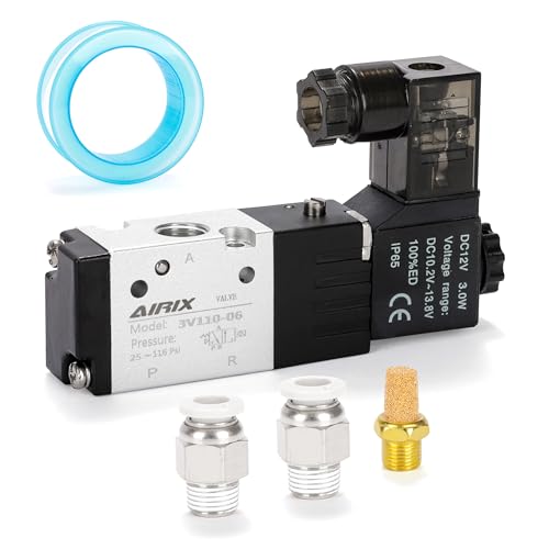 1/8" NPT Solenoid Valve 3V110-06, 3-Way N.C., DC 12V, DIN - size: NPT1/8″/DC12/Junction on Box, style: 2-Position 3-Way Solenoid Valve
