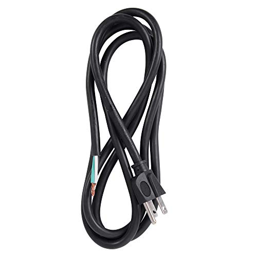 nVent GARDNER BENDER PS615143 6 ft Replacement Appliance Power Cord 14/3 AWG Heavy-Duty SJTW Cable with Grounded NEMA 5-15 Plug 15A 125V 1875W Power Tool & Appliance Cord (Formerly: Bergen Industries) - size: 6 ft, style: 14 AWG
