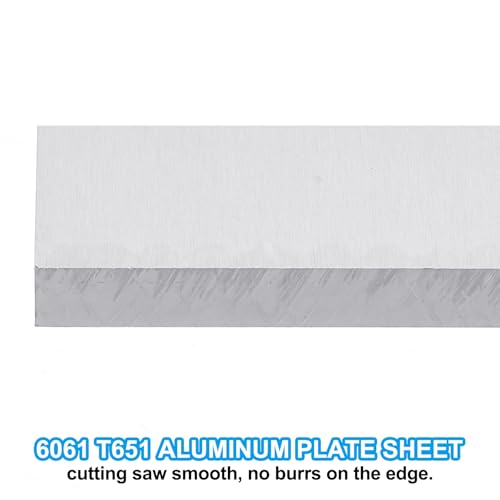 PATIKIL 6061 T651 Aluminum Sheet Metal 10 x 1.18 x 3/8(0.4") Inch 3Pcs Flat Plain Aluminum Plate Covered Stock with Protective Film, Heat Rectangle 10MM for Lndustry Crafting - size: 10" x 1.18" x 3/8"