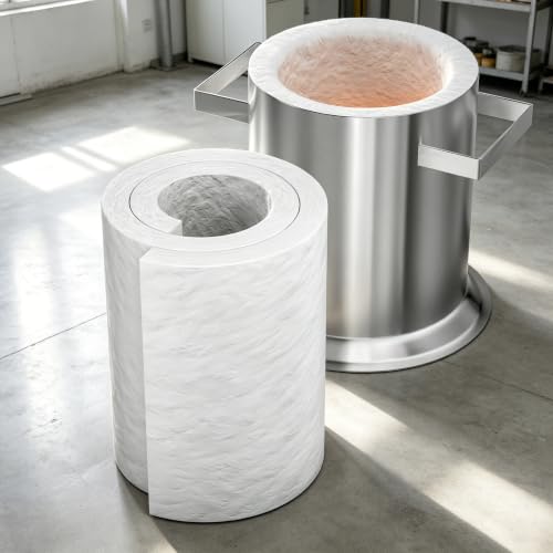 Ceramic Fiber Blanket, 31" × 24" × 1" (Thick), Rated to 2600°F - size: 31”×24”×1”/1 piece