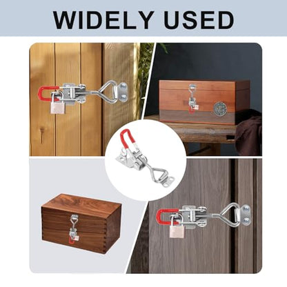 4 Pcs 4001 Toggle Latch Clamp, Stainless Steel Draw Latches