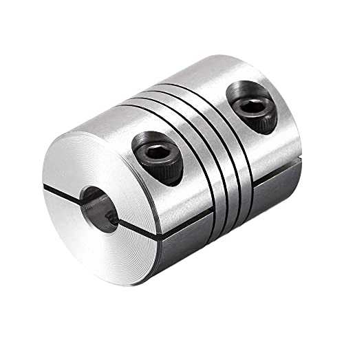 uxcell Motor Shaft 6mm to 7mm Helical Beam Coupler Coupling 25mm Dia 30mm Length - size: 6mm to 7mm