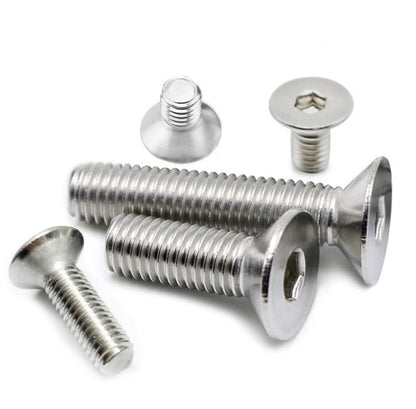 M2-0.4x30mm Flat Head Socket Cap Screws Bolts, Stainless Steel 18-8 (304), Bright Finish, Allen Socket Drive,Machine Screws Inner Hex Screw Fasteners Bolts, 50 Pcs - size: M2x30mm(50PCS)