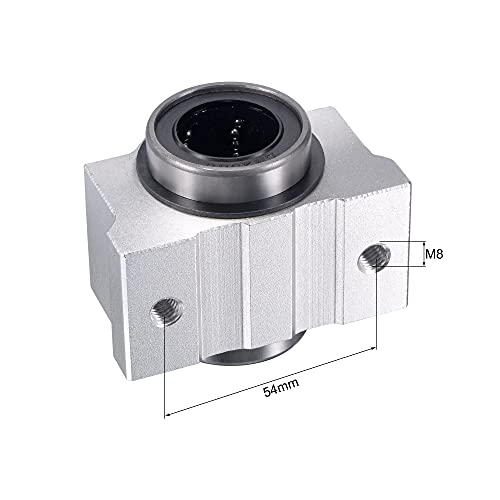 uxcell SCV25UU Linear Ball Bearing Slide Block Units, 25mm Bore Diameter 2pcs - size: 25mm