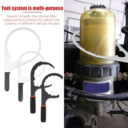 4 Pcs Fuel Filter Wrench Set 4.6 Inch, 5 Inch, 6 Inch, 8 Inch