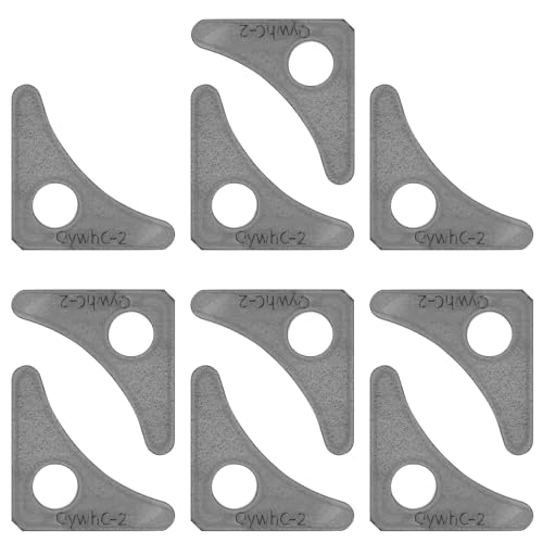 Weld On Tabs,Triangle Gusset Shock Mount,1/2" Hole,1/8" Thick,10 pcs - color: Axle / Flat Mount-1/8" Thick