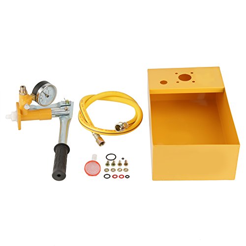 Manual Water Pressure Test Pump 2.5MPa, Hydraulic Pipeline Tester 25KG