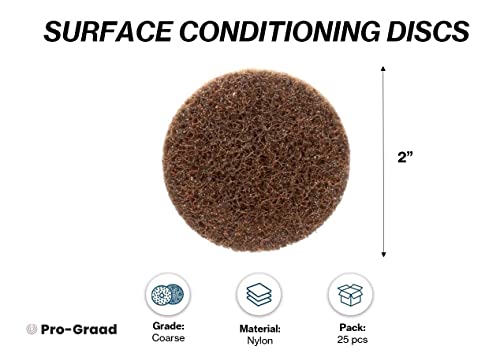R-Type Surface Conditioning Disc 2", Coarse Brown, 25 Pack