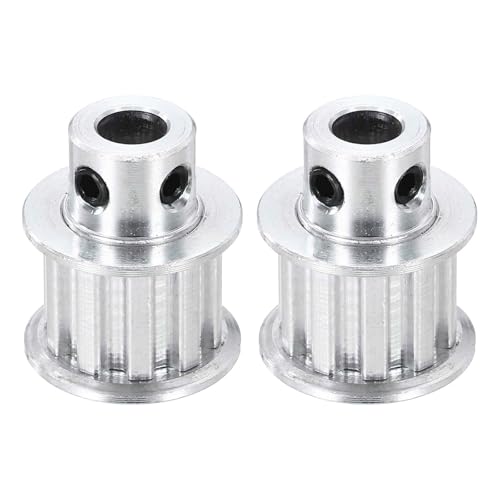 MECCANIXITY 2 Pcs Aluminium Timing Pulley, XL 10 Teeth 6mm Bore Synchronous Wheel Timing Belt Pulley 5.08mm Pitch 11mm Slot Width for Belt, CNC Machine, 3D Printer - size: 6x5.08x11mm