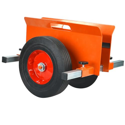 Heavy Duty Panel Dolly,Adjustable Drywall Cart - color: Orange