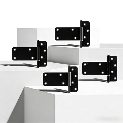 2 Pack 5” Heavy Duty Gate Hinges,260 Lbs Capacity Black Door Hinges - size: 5 inches - 2 Pack