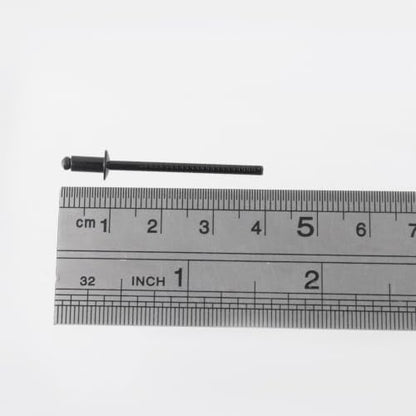 Antrader 1/8" x 1/4" Stainless Steel Blind Pop Rivets,Black,200Pcs - color: All Black, size: 3.2mm x 6.4mm