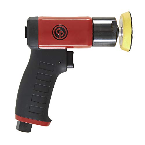 Chicago Pneumatic CP7201-3 Inch (75 mm) Air Polisher, Pistol Handle, Hook & Loop - 2,500 RPM - style: Tool Only (2500 RPM)