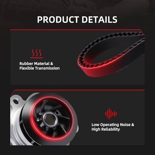 Engine Timing Belt Kit with Water Pump for Audi A3 A4 TT 2003-2015 - size: for A4/ A3/ TT (8J)/ Eos/ Golf/ Jetta