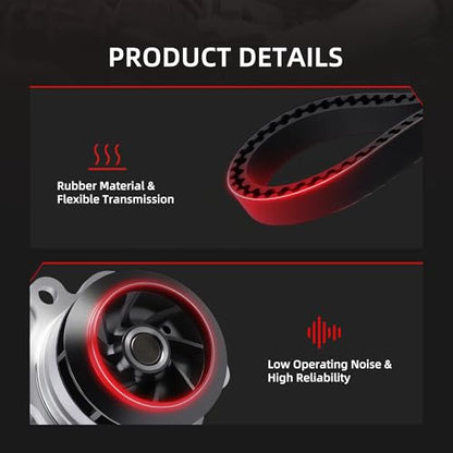 Engine Timing Belt Kit with Water Pump for Audi A3 A4 TT 2003-2015 - size: for A4/ A3/ TT (8J)/ Eos/ Golf/ Jetta