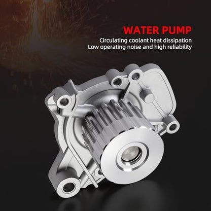 Engine Timing Belt Kit with Water Pump for Honda Civic 1.6L 96-00 - size: for Civic 1.6L