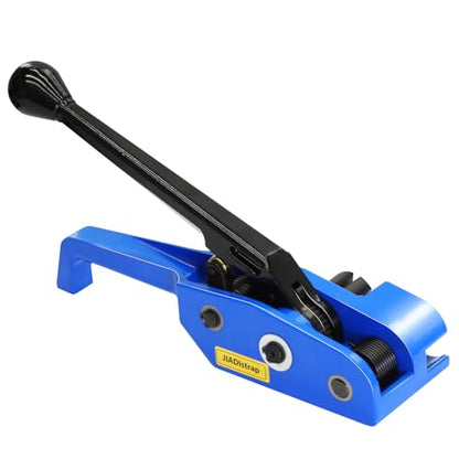 Heavy Duty Banding Strapping Tensioner & Cutter Manual Packaging Tools Windlass for 1/2"-3/4" Width Polyester Poly Strap(Alloy Steel Material) - color: PET, size: 1/2-3/4in
