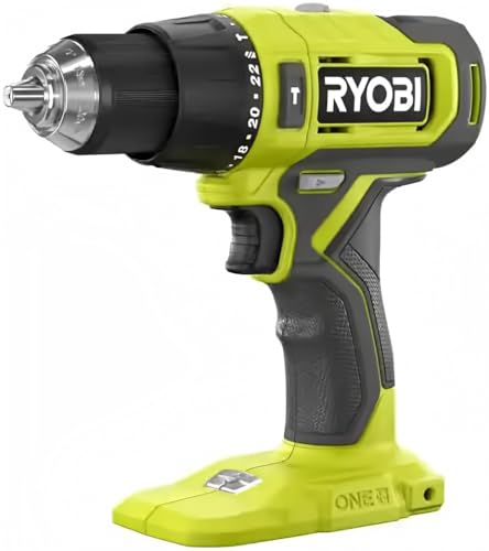 RYOBI ONE+ 18V Cordless 1/2 in. Hammer Drill - 515 in-lbs Torque, 0-1,750 RPM, Tool Only (Battery Not Included) - PCL220B
