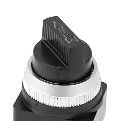 MOV 01 2 Position 2 Way G1/8 Hand Controlled Pneumatic Valve, Mechanical Air Control Valve for Pressure Systems, Compact Manual Actuation with Quick Connect Fittings