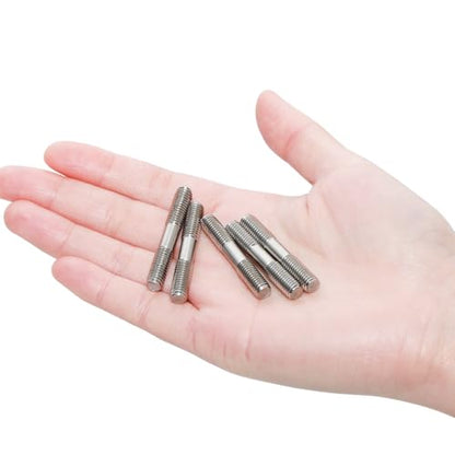 5Pcs Double Ended Stud Screws, Stainless Steel Threaded Studs for Strong Connections(M6x40mm) - size: M6x40mm