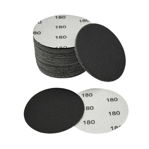 3 Inch Sanding Discs, 40pcs 180 Grit Premium Silicon Carbide Sandpaper - style: Grit 180