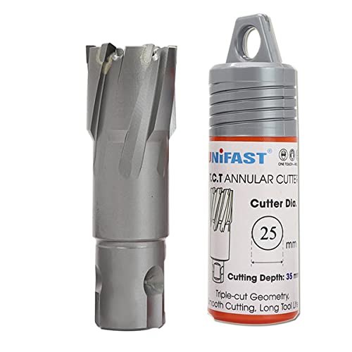 SagaSave 19.5MM x 35MM High Speed Steel Cyclone Annular Cutter，Metal Hole Cutter for Stainless Steel, Metal, Iron, Steel, Brass,Wood 1PCS - size: 19.5mmX35MM