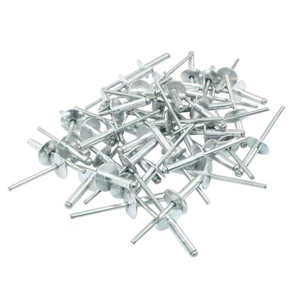 Aluminum Blind Rivet 3/16" x 1", 50 Pcs - size: 3/16" x 1"