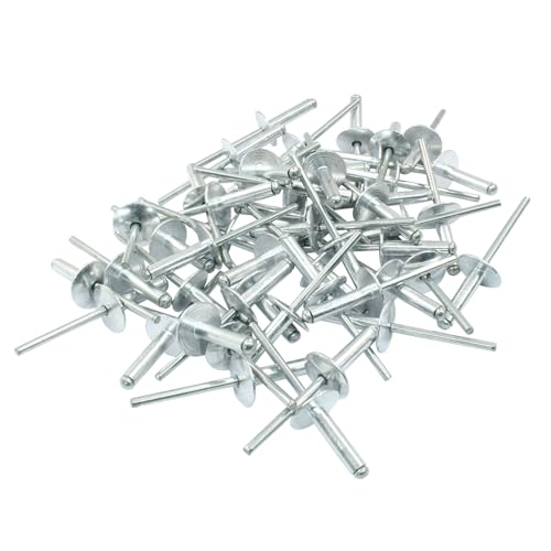Aluminum Blind Rivet 3/16" x 1", 50 Pcs - size: 3/16" x 1"