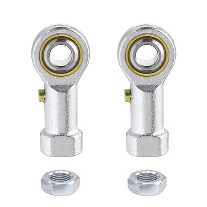 2Pcs PHSB4 Rod End Bearing 1/4 inch Bore Pre-Lubricated 1/4-28 Female Thread Right Hand Heim Joint with Jam Nuts - size: 1/4, style: Right Hand