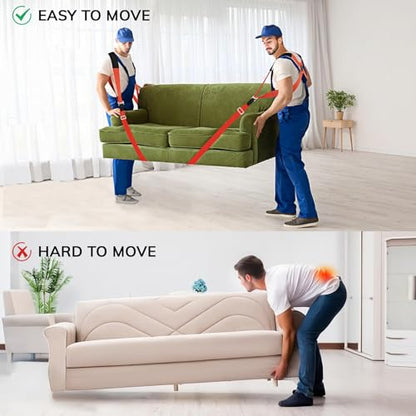 Ytonet Moving Straps for Lifting Furniture, Lifting Straps 2 Person System - size: 120 inches