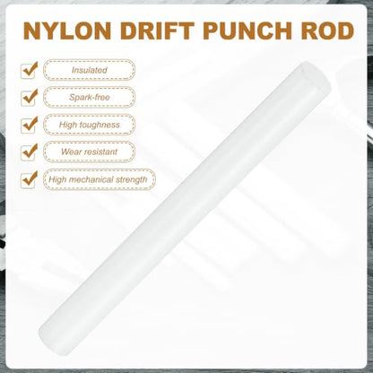 HARFINGTON 3pcs Nylon Drift Punch Rod 5/16" Dia Front Sight Drift Punch - size: 5/16"