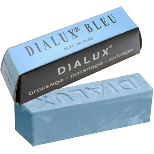 One Bar of Blue Dialux ( Blu ) Jewelers Polishing Compound Rouge - Paste