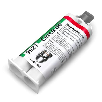 Metal Glue，Heavy Duty Waterproof epoxy Adhesive，Suitable for bonding Metals, Steel, Iron, Aluminum, Plastics, Ceramics, and Materials，Professional Bonding of Various Metal items1.6oz.