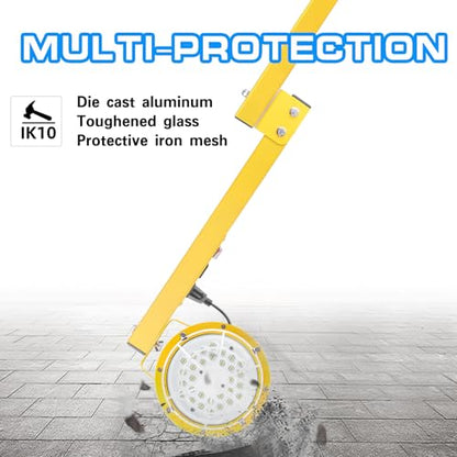 60W 6600LM LED Loading Dock Light-45 Foldable Arm ETL Listed