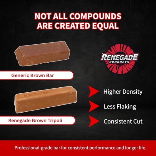 Renegade Products Brown Buffing Compound for Polishing (Cut) (Brown)