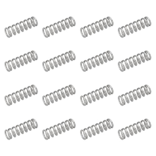 uxcell 50Pcs 304 Stainless Steel Compression Springs,0.8mmWD, 5mm ODx15mm L - size: 5mmx15mm