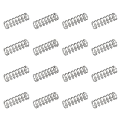 uxcell 50Pcs 304 Stainless Steel Compression Springs,0.8mmWD, 5mm ODx15mm L - size: 5mmx15mm