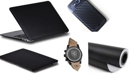 DIYAH 3D Black Carbon Fiber Film Twill Weave Vinyl Sheet Roll Wrap DIY Decals (24" X 60" / 2FT X 5FT) - size: 24" X 60" / 2FT X 5FT