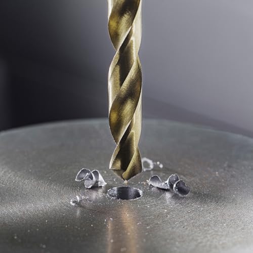HARFINGTON 10pcs Cobalt Jobber Drill Bits 2mm / 0.079" M35 High Speed Steel HSS Twist Drilling Bit Tool for Stainless Steel Copper Wood Plastic and Other Hard Materials - size: 2mm