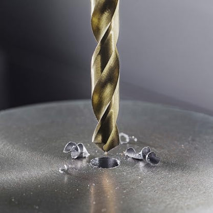 HARFINGTON 10pcs Cobalt Jobber Drill Bits 1.2mm / 0.047" M35 High Speed Steel HSS Twist Drilling Bit Tool for Stainless Steel Copper Wood Plastic and Other Hard Materials - size: 1.2mm