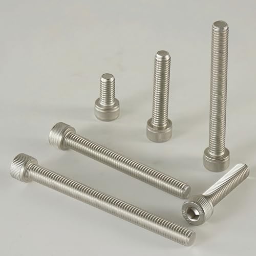 M8x1.25 x 12mm Socket Head Cap Screws Metric, 304 Stainless Steel (A2-70), Allen Socket Drive, Bright Finish, Full Machine Thread, Quantity 20 - size: M8 x 12mm(20PCS)