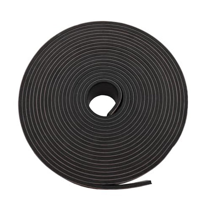 DEVNOL Self-Adhesive Neoprene Rubber Strips 1/8" Thick x 2” Wide x 23' Long, Sealing, Cushioning, Weather Stripping, Gaskets, and DIY Projects, Weatherproof - color: red adhesive backing, size: 1/8" x 2" x 23'