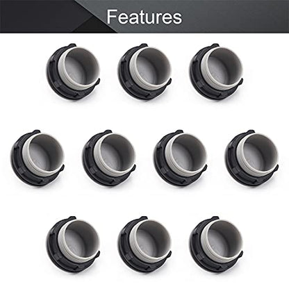 Fielect 12Pcs 30mm Push Button Switch Hole Panel Plug - size: 1.18" / 30mm, style: 12Pcs